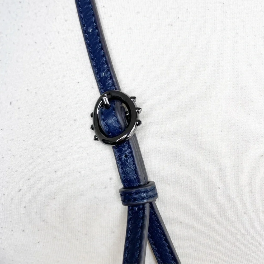 AIMEE KESTENBERG Blue Suede Snake Print Crossbody - Picture 10 of 11